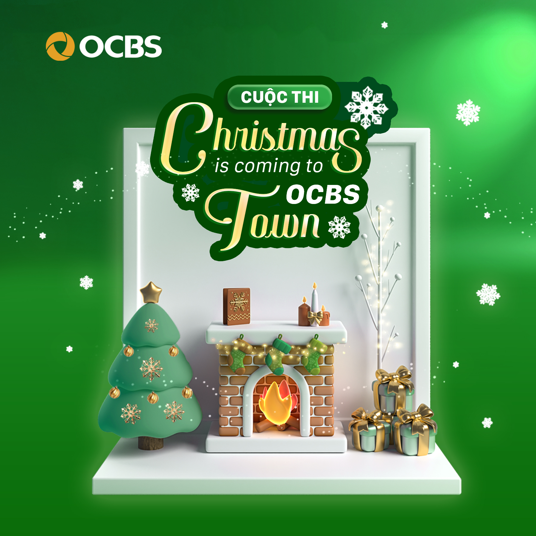 ✨ CHRISTMAS IS COMING TO OCBS TOWN – THỊ TRẤN RỰC RỠ SẮC GIÁNG SINH