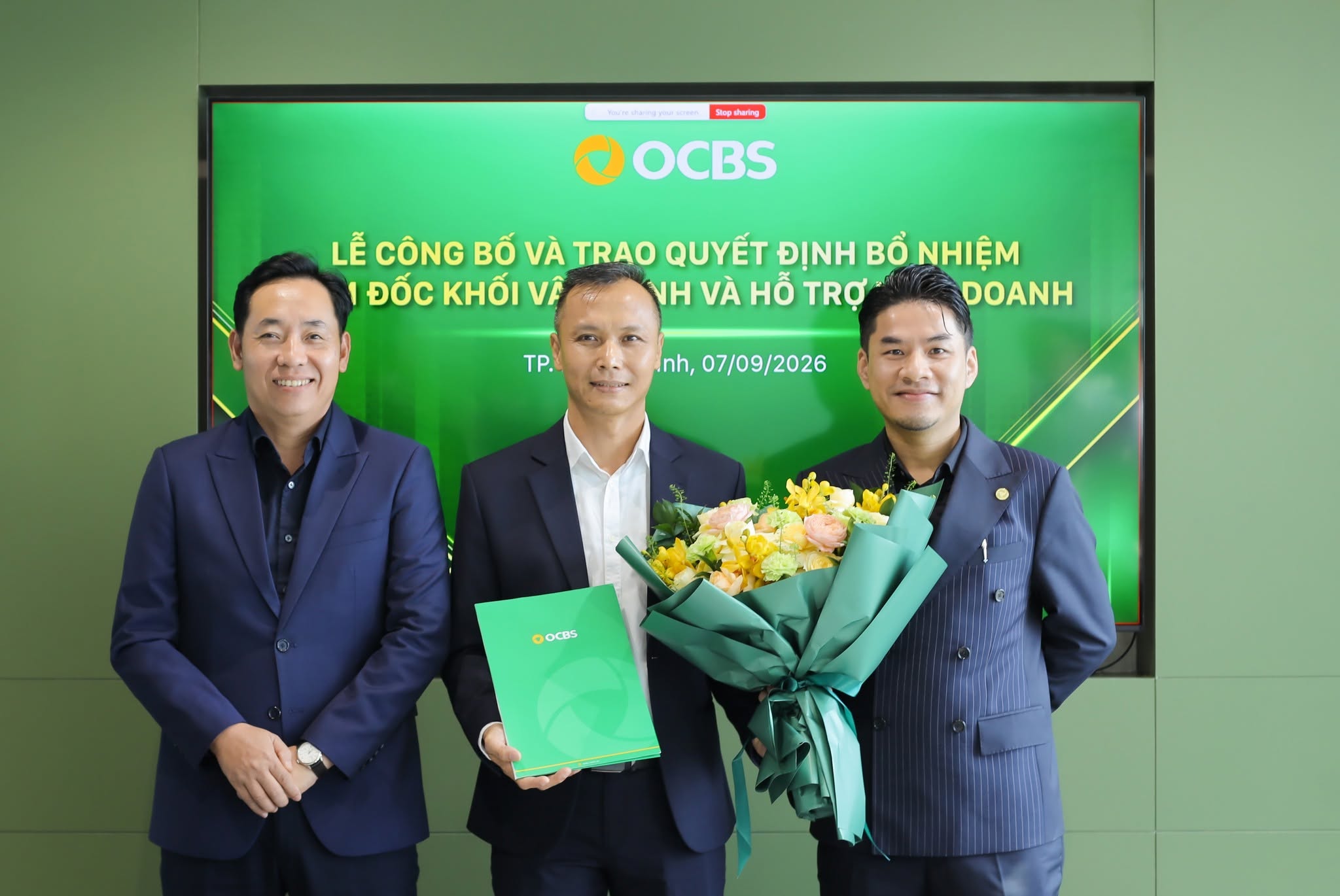 OCBS BỔ NHIỆM GIÁM ĐỐC KHỐI VẬN HÀNH VÀ HỖ TRỢ KINH DOANH (COO) – KIỆN TOÀN BỘ MÁY VẬN HÀNH, THÚC ĐẨY PHÁT TRIỂN BỀN VỮNG