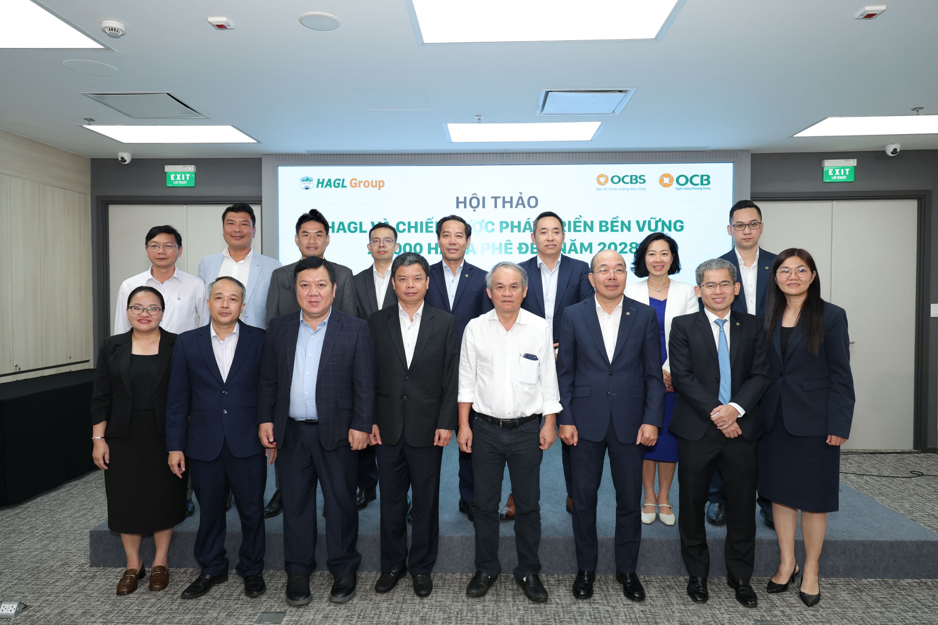 OCBS ĐỒNG HÀNH CÙNG TẬP ĐOÀN HOÀNG ANH GIA LAI TỔ CHỨC THÀNH CÔNG  HỘI THẢO “HAGL VÀ CHIẾN LƯỢC PHÁT TRIỂN BỀN VỮNG 20.000 HA CÀ PHÊ ĐẾN NĂM 2028”